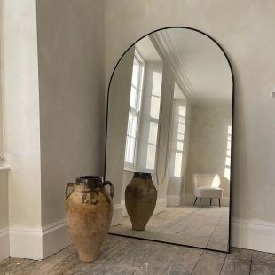 Large Arched Mirror Add an Artistic Touch