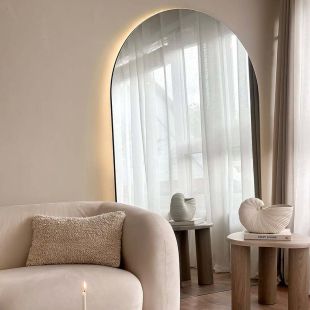 Large Arched Mirrors With LED Artistic Touch