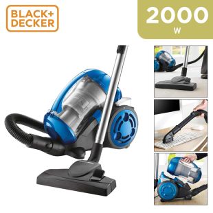 Black & Decker 2000W Bagless Cyclonic Vacuum Cleaner
