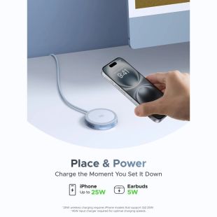 شاحن Qi2 لاسلكي مغناطيسي سريع بقوة 25 واط من UGREEN