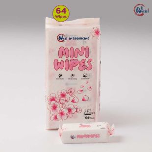 Wabi Mini Wipes 8 x 8 (64 Wipes)