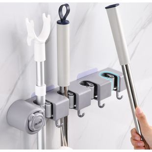 مُنظم أدوات التنظيف المُثبت على الحائط