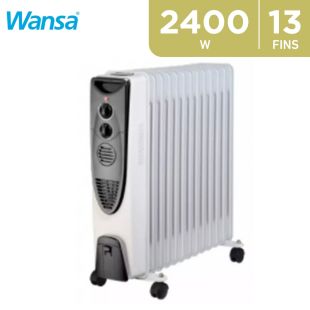 Wansa 2400W 13 Fins Oil Heater