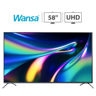 تلفزيون قياس 58 بوصة اندرويد 10 UHD LED من Wansa