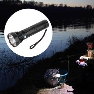 كشاف يدوي فائق السطوع مقاوم للصدمات وقابل للشحن