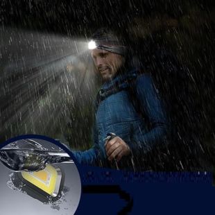 كشاف مغناطيسي بمشبك قابل لإعادة الشحن