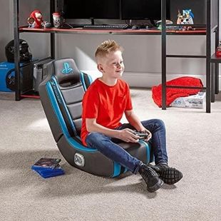 كرسي ألعاب أرضي PlayStation Geist 2.0  مع مكبر صوت واضاءة RGB من X-Rocker