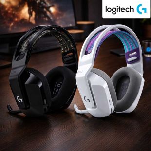 سماعة الألعاب اللاسلكية G733 LIGHTSPEED بإضاءة RGB من Logitech