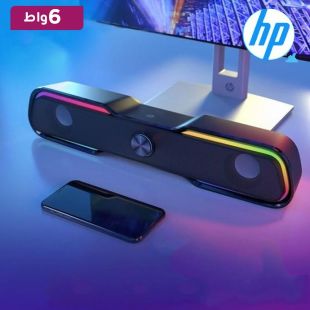 مكبر صوت USB مزود بإضاءة RGB LED مع تحكم باللمس من HP