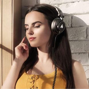 سماعات رأس سلكية 3 متر قابلة للطي من Maonocaster