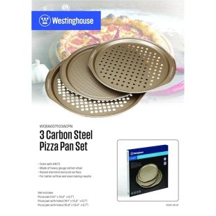 طقم صواني بيتزا 3 قطع من Westinghouse