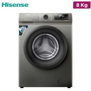 Front Load Washing Machine 8kg 1200RPM with 15 Programs and Steam by HISENSE