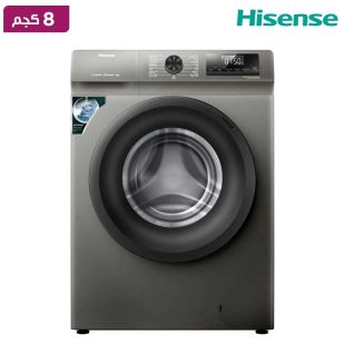 غسالة ملابس تحميل أمامي 8 كجم 1200 دورة/دقيقة مع 15 برنامج وبخار من HISENSE