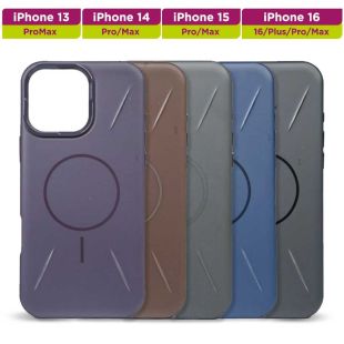 غطاء حماية فاخر للهاتف بقاعدة مغناطيسية ويدعم الشحن اللاسلكي