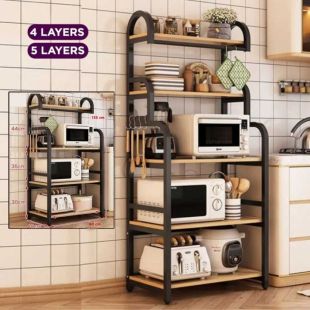 Kitchen Microwave Storage Cabinet ( 4 Tiers  or 5 Tiers )