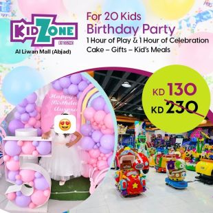 Celebrate your kid's Birthday at Kid Zone