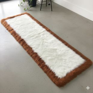 سجادة ناعمة فاخرة لغرفة النوم مضادة للانزلاق 60 × 180 سم