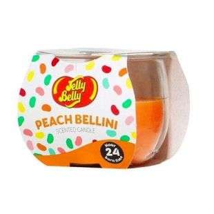 Jelly Belly Candle Pot Peach Bellini (R) 85gm