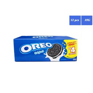 بسكويت أوريو فانيلا 35 جم × 12