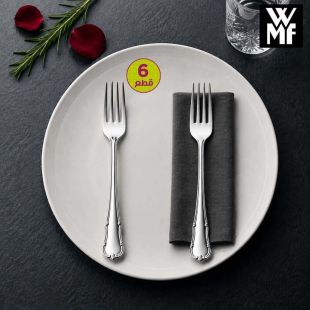 طقم شوك أنيق من الستانلس ستيل 6 قطع من WMF Fächer