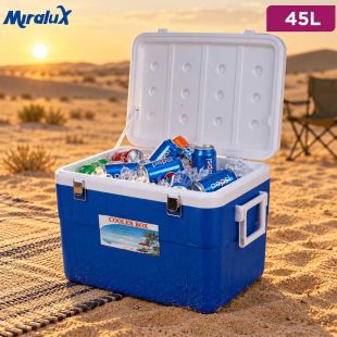 MIRALUX Portable 45L Insulated Cooler Box
