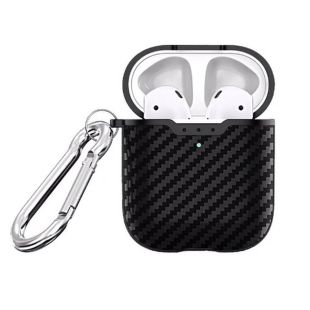 غطاء حماية لسماعات AirPods 2 بتصميم ألياف الكربون