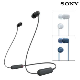 سماعات أذن بلوتوث بميكروفون WI-C100 من SONY