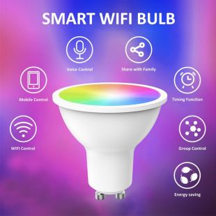 مصباح TUYA الذكي بقاعدةE27 و اتصال Wi-Fi