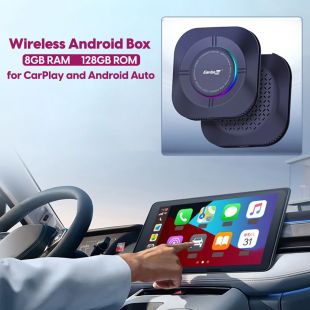 Wireless Android Box 8GB RAM +128GB ROM for CarPlay and Android Auto