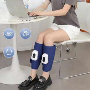 Cordless Rechargeable Calf Massager with Heat and Compression - 1Pcs