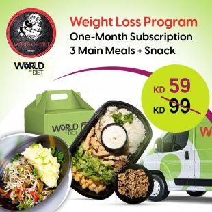 Monthly Weight Loss Plan with Main Meals & Snacks from World of Diet