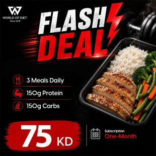 Monthly Healthy Plan with 3 Main Meals & Snacks from World of Diet