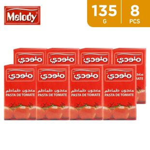 Melody Tomato Paste Tetra Pack 8 Pcs