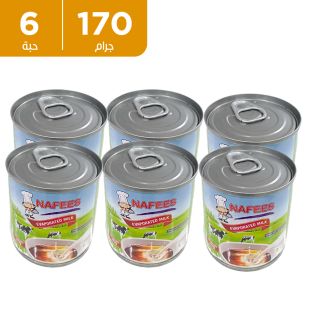 نفيس - حليب مبخر 6 × 170 جرام