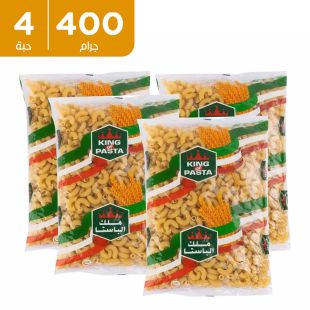 مكرونة البو 4x400 جرام من KING OF PASTA