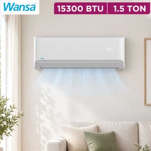1.5 Ton 15300 BTU T4 Wi-Fi Split Air Conditioner with Rotary Compressor by WANSA