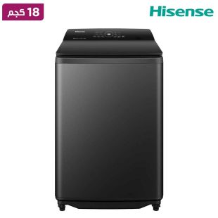 غسالة ملابس تحميل علوي 18 كجم مع 12 برنامج وفلتر مزدوج من HISENSE