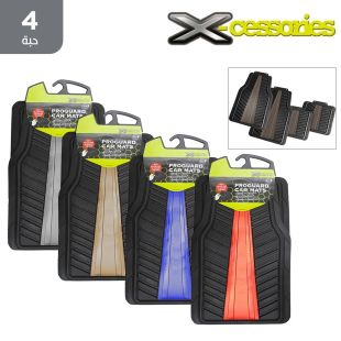 دواسات مطاطية للسيارة 4 قطع من X-cessories