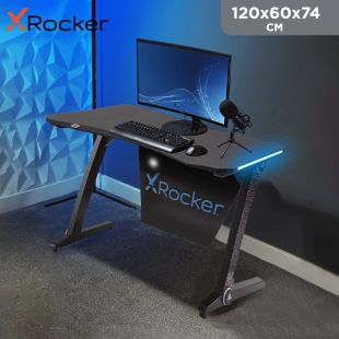 X-Rocker Sony PlayStation Borealis PC Gaming Desk with LED