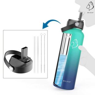 طقم غطاء مطارة Universal مع انبوب شرب وفرشاة تنظيف من Buzio