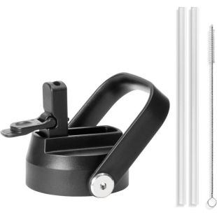 Buzio 5.8cm Straw Lid Set with Straws and Brush