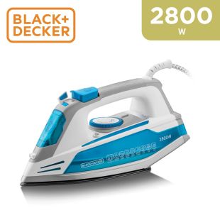 Black and Decker 2800W Steam Iron with Auto Shutoff and Anodized Soleplate