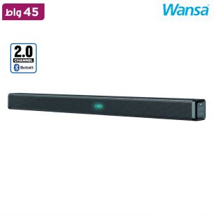 مكبر صوت ساوند بار بلوتوث 2.0 قناة 45 واط من Wansa
