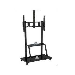 Wansa 55-100 Inch TV Stand with Wheels and Shelves