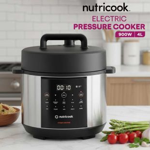 Electric Pressure Cooker 900W 4L by Nutricook