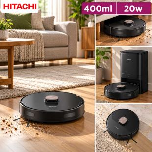 Hitachi 20W Robotic Vacuum Cleaner 0.4L