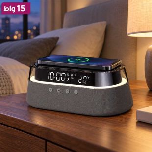ساعة ذكية مع Bluetooth وشحن لاسلكي 15 واط من EQ