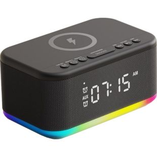 ساعة ذكية مع Bluetooth وراديو FM وشحن لاسلكي من EQ