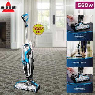 Bissell CrossWave Floor and Area Rug Cleaner with Wet and Dry Vacuum 560W 820 ml