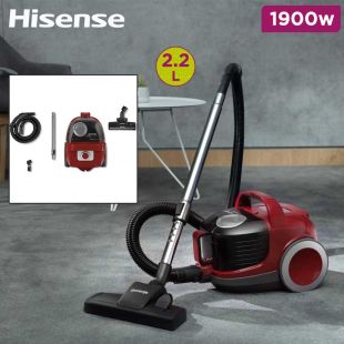 1900W Canister Vacuum Cleaner 2.2 L by Hisense